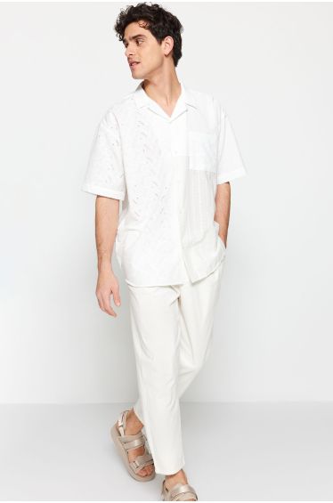 Classic White Linen T-Shirt